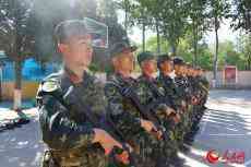 武警北京总队执勤第十二支队进行军事训练考核