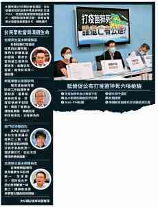 台湾超700人打疫苗猝死 学者：人命沦为政治牺牲品