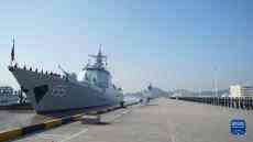 中国海军第38批护航编队凯旋