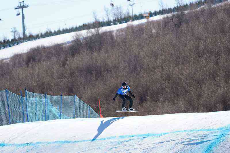 中国选手叶康佳在比赛中。陈亮摄