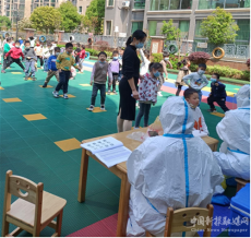 汝城县卢阳镇卫生院为4600余名幼儿园师生核酸开展检测