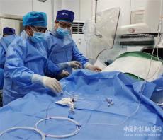 宁远中医院完成首例急性心肌梗死溶栓后冠脉支架植入术