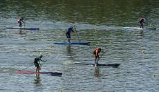 桨动新时代 舟行大运河 首届北京桨板公开赛举行