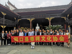 洞口县蔡锷文化协会举行参观蔡锷公馆、故居暨祭拜活动