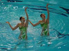 花样游泳世界杯第二站开赛 中国花游队首日夺两金