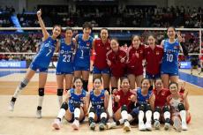 中国女排3:0击败日本队 世界女排联赛四战全胜