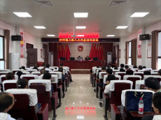 归阳镇组织三级人大代表集中学法活动