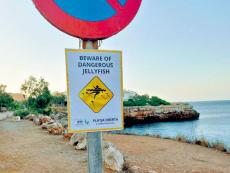 西班牙海滩现英文假告示 吓退外国游客