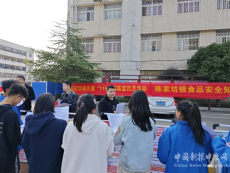 陈家坊镇开展消防安全知识进校园活动