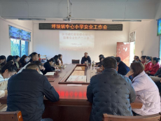 湖北京山坪坝镇小学组织学习湖北省安全生产二十条