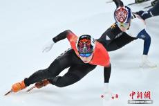 短道速滑世界杯北京站：中国队获得男子5000米接力铜牌