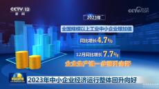 2023年中小企业经济运行整体回升向好