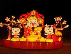 河南禹州：花灯点亮 年味渐浓