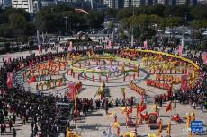 浙江奉化：群龙汇聚大巡游