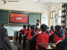 湖北京山市气象局走进槐树小学开展气象科普宣传活动