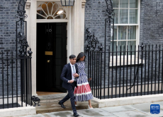 苏纳克宣布辞去英国首相和保守党党首职务