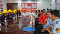 邵东市大禾塘街道办事处开展金盾馨苑电梯救援应急演练