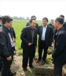 袁隆平院士在宁乡选址超级稻基地琐忆