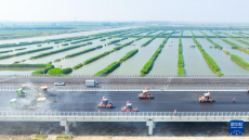 京哈高速公路改扩建工程盘锦段主线贯通