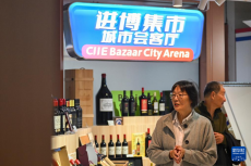 上海：进博集市迎客来