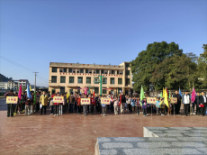 绥宁县红岩学校举行秋季田径运动会