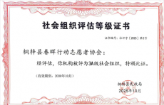 喜讯桐梓县春晖行动志愿者协会获评 AAA 级社会组织