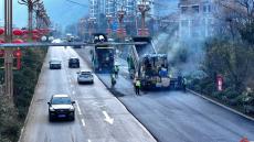 贵州台江：道路改造火热推进 交通“血脉”再升级 