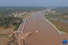 平陆运河建设忙