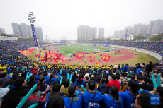 “湘超”冠军城 足球热不熄