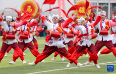 宁夏：社火欢腾闹新春