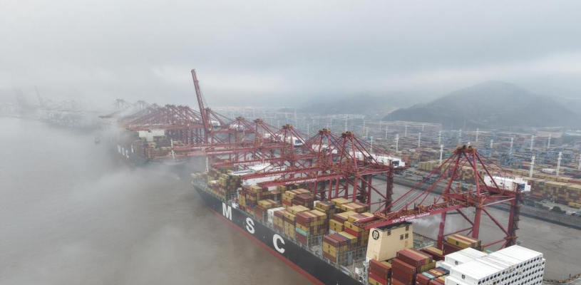 宁波舟山港：港区作业忙