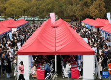 上海举行大型招聘会促高校毕业生就业