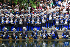 贵州报京侗寨欢度“三月三”