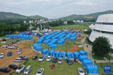 广西柳州：妥善安置受地震影响群众