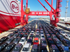 7273辆新能源车从江苏南通出海欧洲