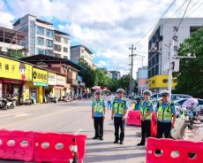 湖南新田交警：圆满保障市级足球联赛交通安保工作